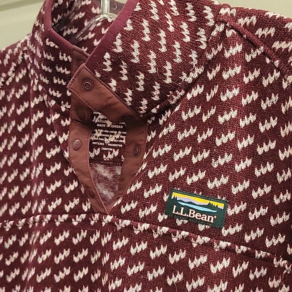EUC - L.L. Bean Birdseye Fleece MED PETITE - Picture 4 of 6